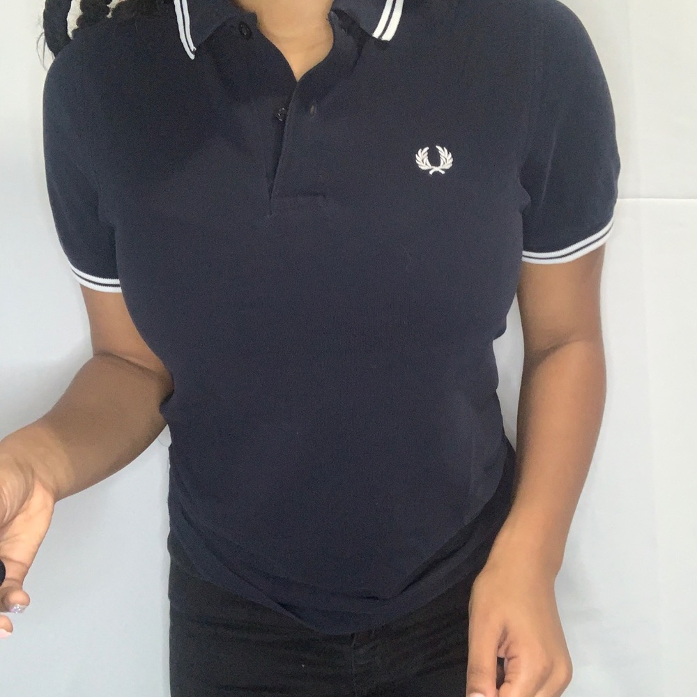 FRED PERRY NAVY POLO SHIRT
